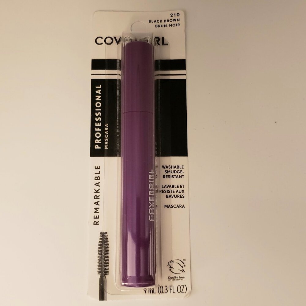 3/$10 Covergirl 210 Black Brown Professional Remarkable Washable Mascara New NIB